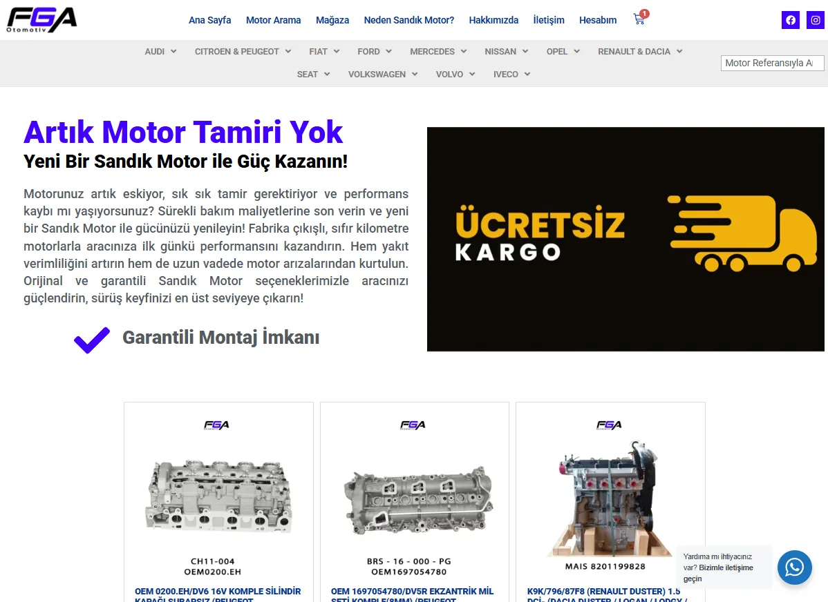 FGA Oto Dijital Dönüşüm