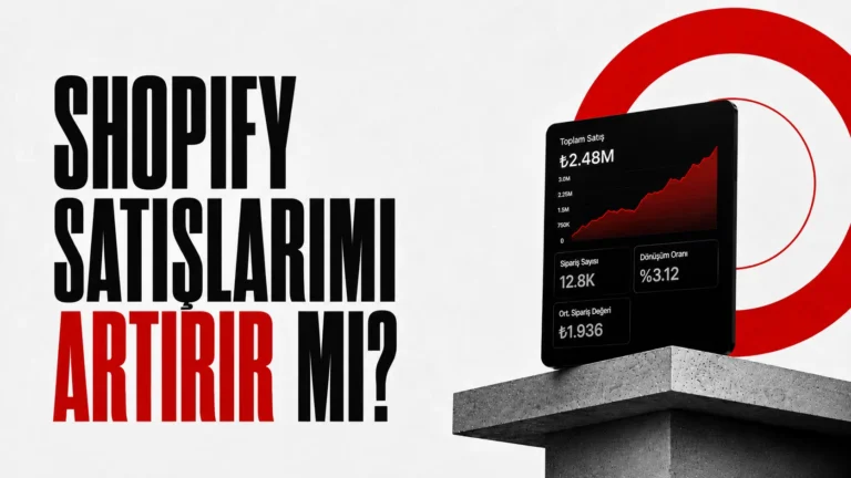 Shopify satışlarımı artırır mı sorusunu anlatan Atelier Marka e ticaret satış sistemi görseli